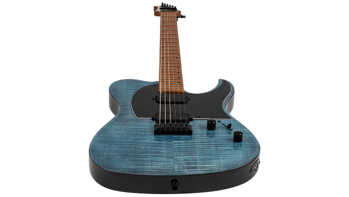 Spira Guitars T-450 TDB – 6-snarige elektrische gitaar – Transparant aquablauw