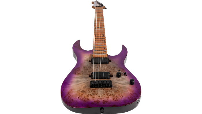 Spira Guitars S-457 TPP – 7-snarige elektrische gitaar – Paars