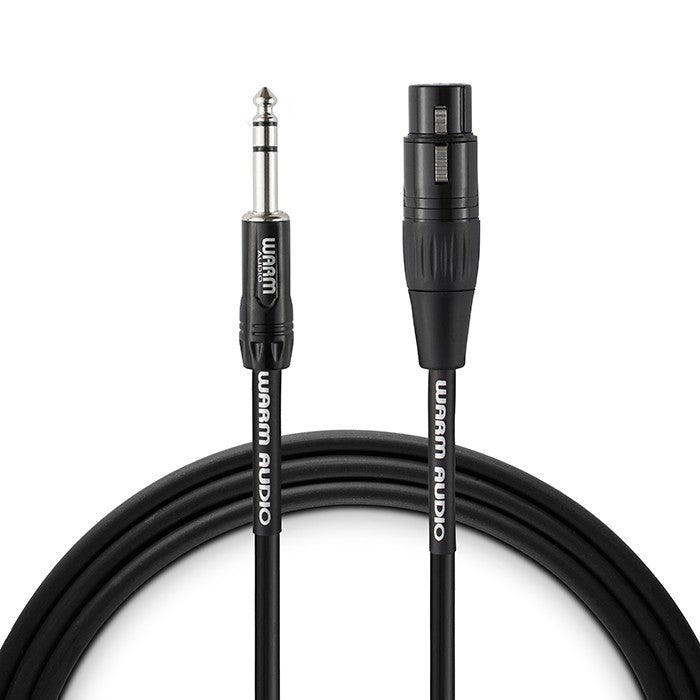Warm Audio Pro Series - Studio & Live XLR Female to TRS Male 3' (0.9 m)