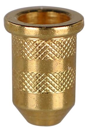Boston string ferrules Teaser 6 5mm diameter x 11mm 6-pack gold