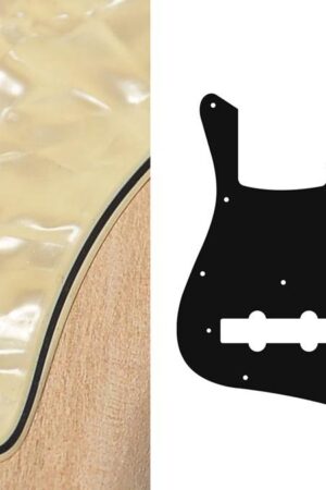 Boston pickguard Jocker bass standard 3 ply pearl cream