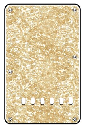 Boston back plate string spacing 11 2mm 3 ply standard Stallion 86x138mm pearl cream