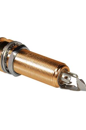 Boston endpin jack solder 6 3mm fem jack gold
