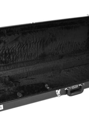Fender deluxe koffer voor Precision Bass®, lederen handvat en uiteinden, zwart tolex & zwart interieur