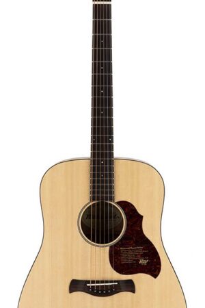 custom shop dreadnought, sparren, mat afgelakt & mahonie, gigbag