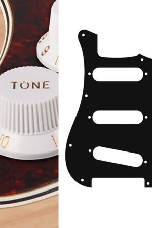 Boston pickguard Stallion standard SSS 3 pot holes 3-5 switch 4 ply tortoise intense