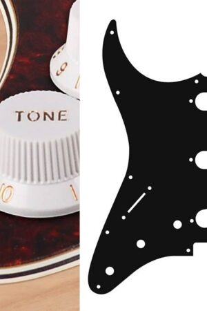 Boston pickguard Stallion standard SSS 3 pot holes 3-5 switch lefthanded 4 ply tortoise intense