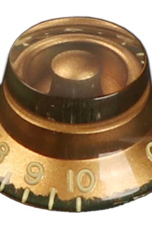 Boston bell knob LP embossed numbers inch size for USA pots relic gold