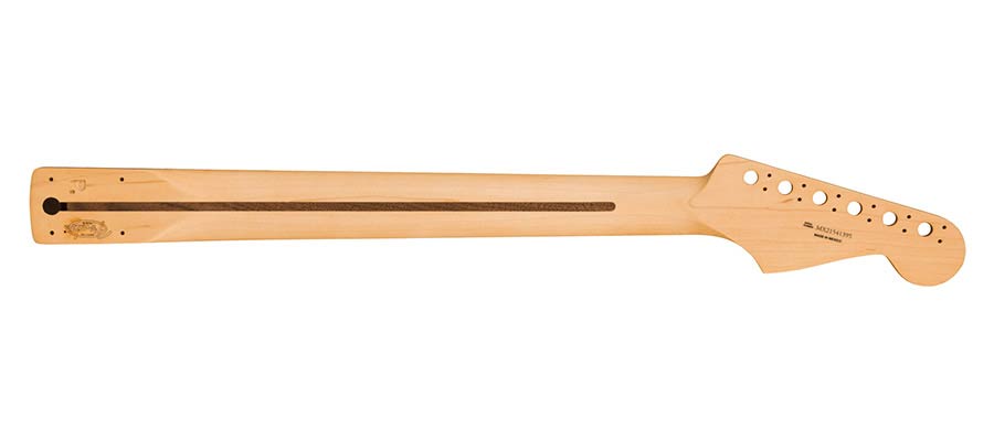 Fender Player Series Stratocaster® LH neck, 22 medium jumbo frets, pau ferro, 9.5", modern "c"