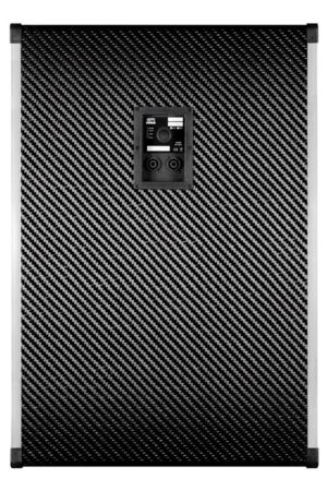 premium carbon fiber speaker cabinet, 2×12″+1″ 700w 11,7 kg, 8 ohm