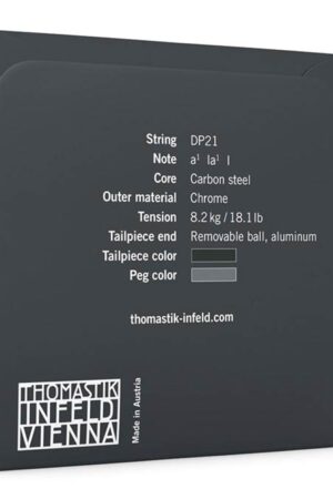 viola string A-1 4/4 (string length 37-38cm) medium, carbon steel core, chrome