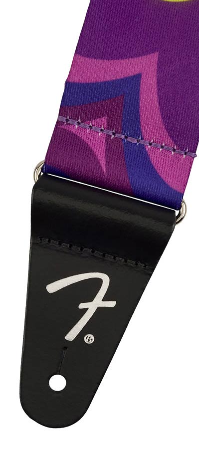 Fender guitar strap Magenta Flower
