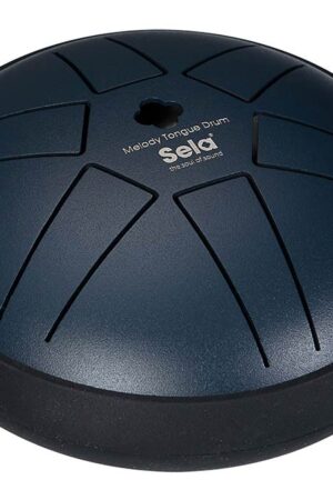 Sela: Tongue Drum 5.5″, 6 Tongues, A Major Pentatonic, Navy Blue