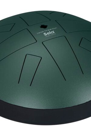 tongue drum 10″, 8 tongues, C Golden Gate, dark green
