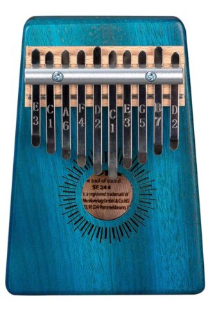 Sela: Kalimba Mahogany 10″ Blue