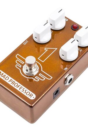 effect pedal “1” Brown Distortion with reverb