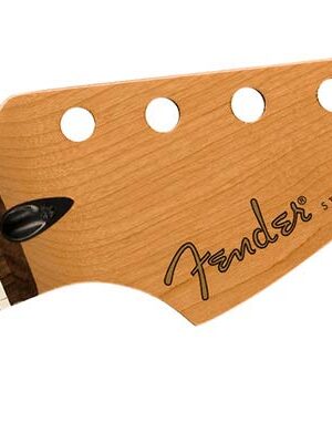 Fender satin roasted maple Stratocaster neck, 22 jumbo frets, 12″ radius, rosewood, flat oval shape