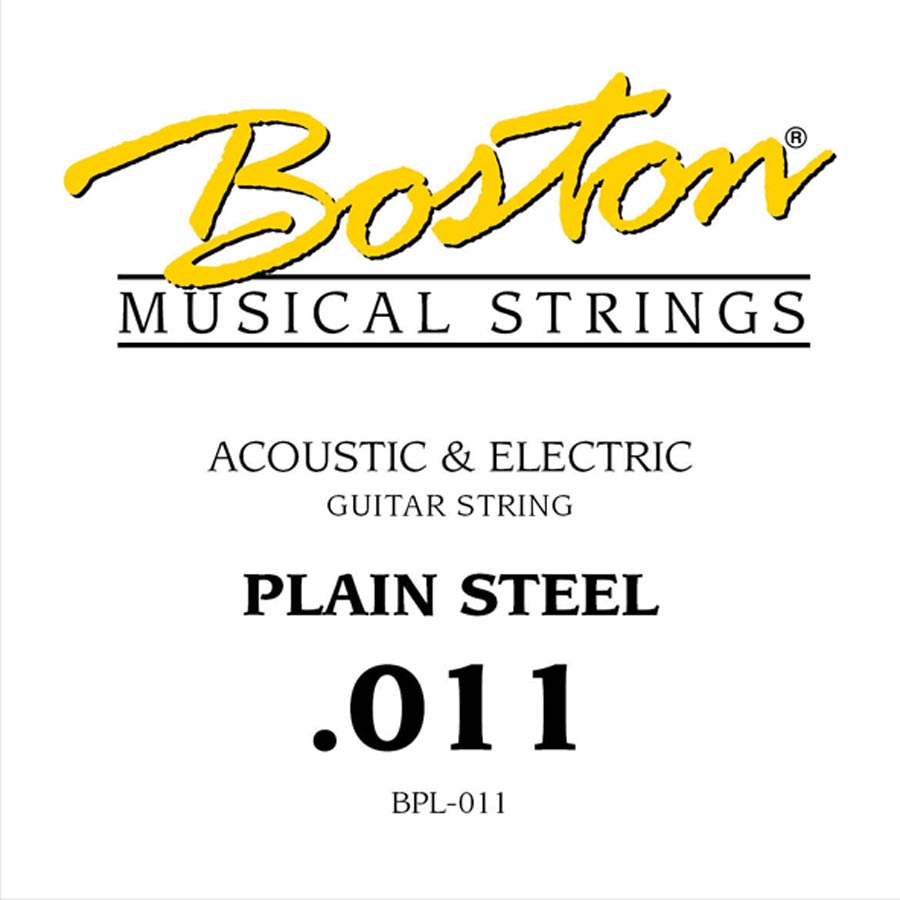 Boston 011 string plain steel