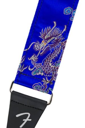 Fender satin Dragon strap, royal blue