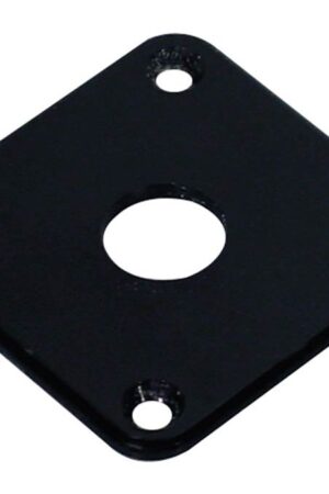 Boston Jackplate square plastic 34x34mm flat Zwart
