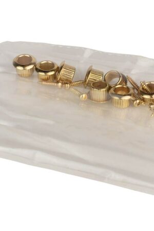 Boston Stemmechanieken Mandoline Goud Plastic Knoppen 69 mm