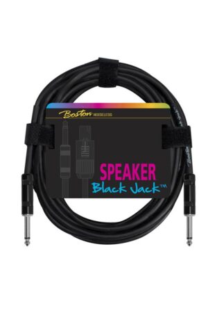 Boston speaker cable Zwart jack – jack 2 x 1 5mm 5 meter