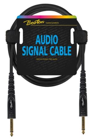 Boston Audio Signaalkabel 6,3 mm Jack Mono naar 6,3 mm Jack Mono 6,00 m