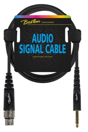 Boston Audio Signaalkabel XLR Vrouwelijk naar 6,3 mm Jack Stereo 3,00 m