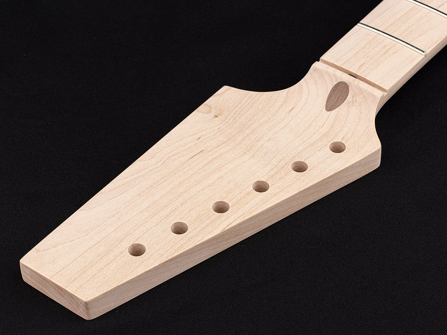 Boston contemporary neck made in EU ST style all maple half paddle 9 5" radius 6105 fretwire