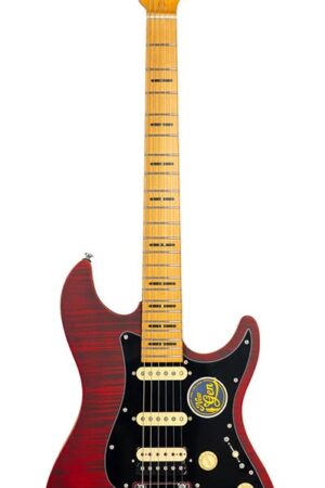 Sire Larry Carlton S7N FM S-Style Elektrische Gitaar Red Satin